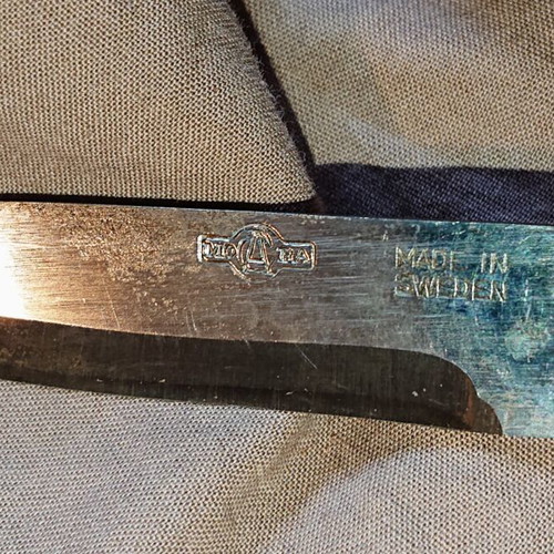 Mora Swedish Mini Knife with Leather Sheath, Vintage