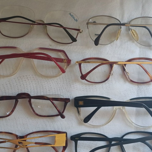 Hilton Used Eyeglass Frames Pack of 24 with Balenciaga, Zeiss, Lotus