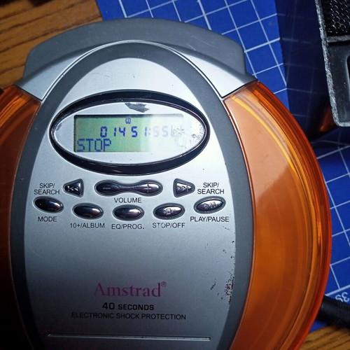 Amstrad CD0828 portable CD player used, rare, working