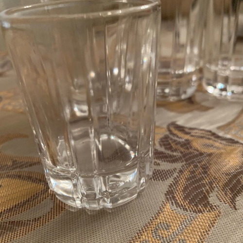 Glass Shot Glasses Set of 6 new with Bo peach schnapps gift
