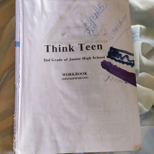 Think Teen workbook English school book used