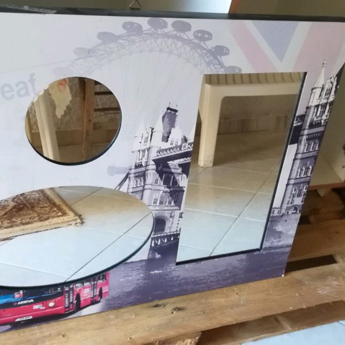 Framed mirror used 32x24