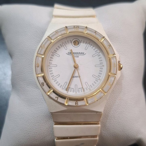 Catamaran 902 women's watch like new, cream