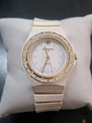 Catamaran 902 women's watch like new, cream