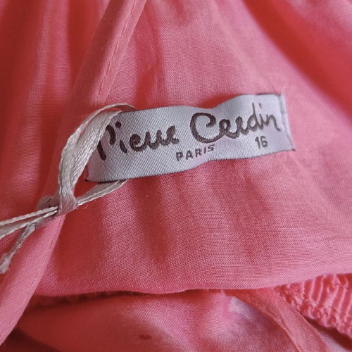 Pierre Cardin pink summer dress new, silk blend, size EU44