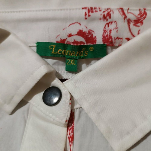 Bordeaux pullover Leonard's like new with shirt front lining