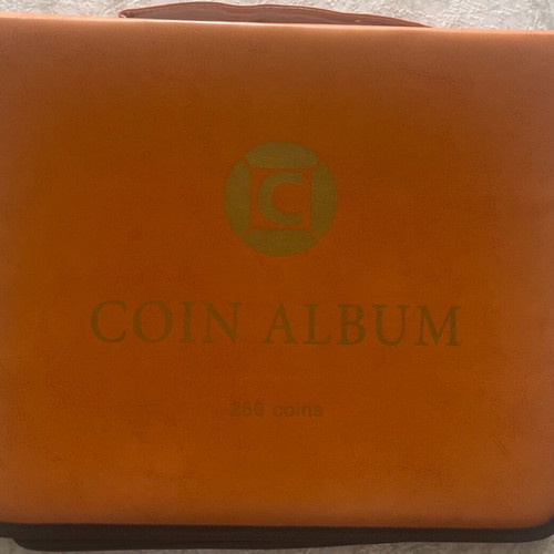 Coin album for 260 coins and 2€ coins new