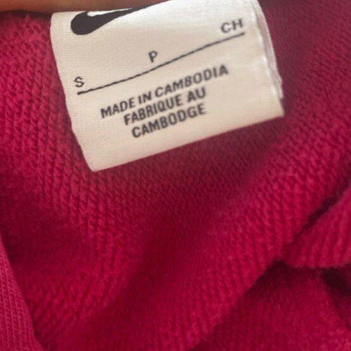 Nike Sportswear Club fleece hoodie, pink, size S
