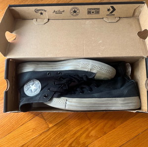 Black - Silver Converse 39