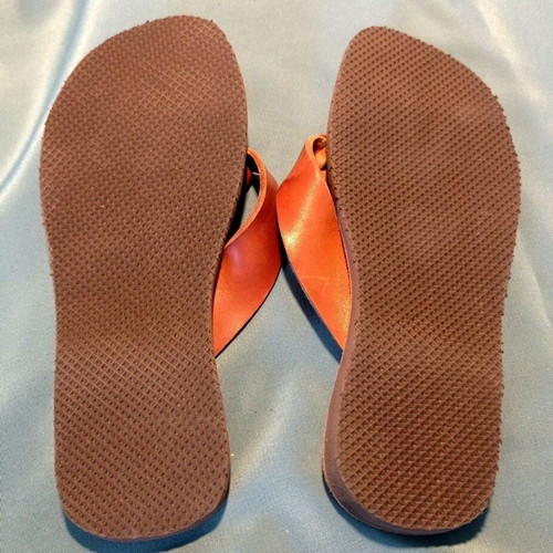Handmade leather kids sandals size 28 tan new