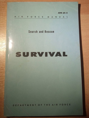 Survival Search and Rescue book from Department of Air Force like new