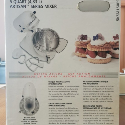 KitchenAid Artisan Series Mixer 5KSM150PS new, gray charcoal