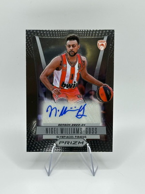 Nigel Williams-Goss Retro Auto Euroleague Prizm 2023-24 καινούργιο