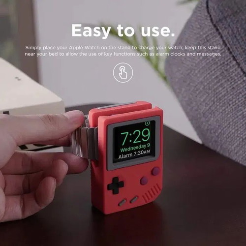 Nintendo Apple Watch Charger Stand compatible with Ultra SE 11 10 9 8 7 6 5