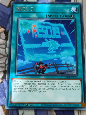 Rescue Quick Play Spell κάρτα σαν καινούργια, Yu-Gi-Oh!