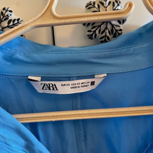 Zara dress blue XS with beautiful buttons