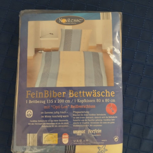 Bedding set with duvet cover 135x200 cm and pillowcase 80x80 cm, cotton