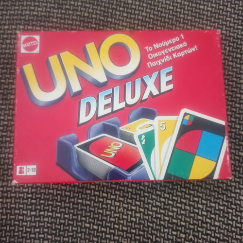 Uno Deluxe card game used, complete
