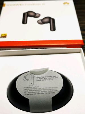 Huawei FreeBuds 6i σαν καινούργια, μαύρα ακουστικά