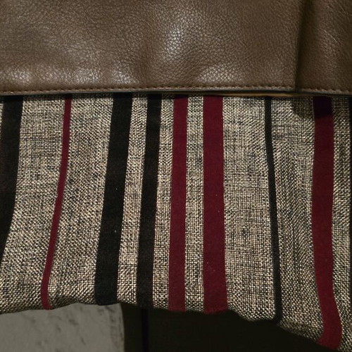 Shoulder bag like new, beige and brown