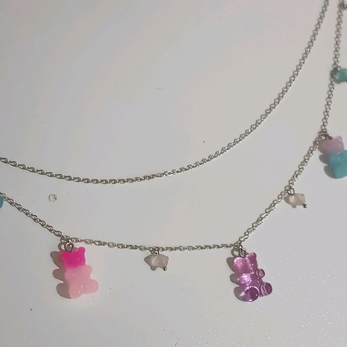 Gummy Bears Choker new, handmade, multicolored