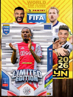 Κάρτα Hato Limited FIFA 365 2026 Adrenalyn XL Ajax καινούργια