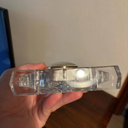 Crystal clock Nachtmann like new