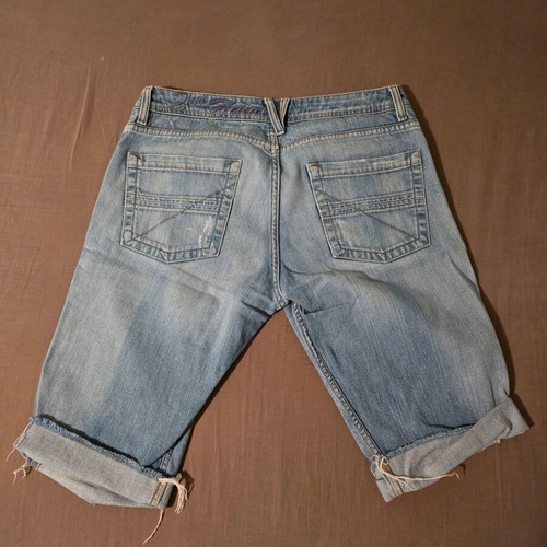 Men's Jean bermuda shorts used, pack of 4, waist size 44cm