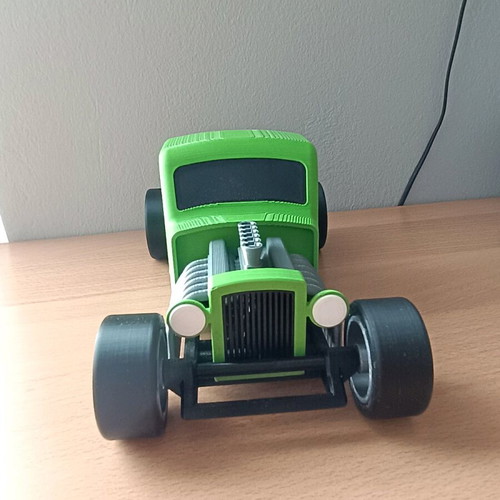 Hot Rod car with 3D printing new