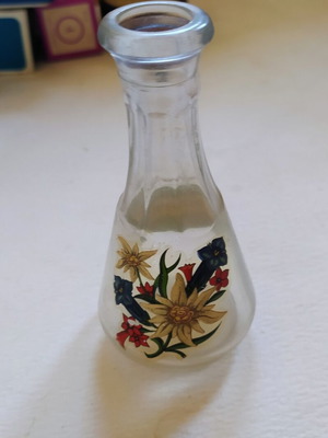 Vintage Slibowitz miniature bottle by Karpfusterwimmer Linz