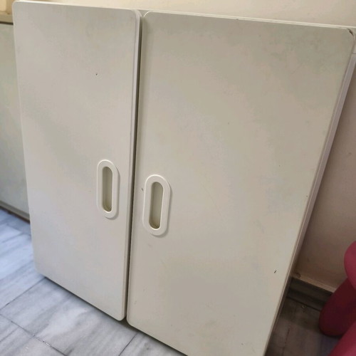 Wooden shelf with two doors new
