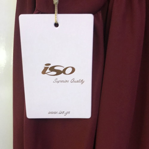 Bordeaux loose top with lace ISO new, size S