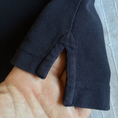 Massimo Dutti Black Short Sleeve Polo Shirt L, like new