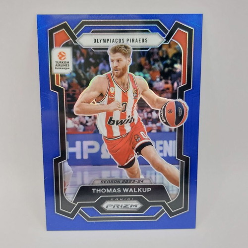 2023-24 Euroleague Prizm Thomas Walkup blue /199 card like new