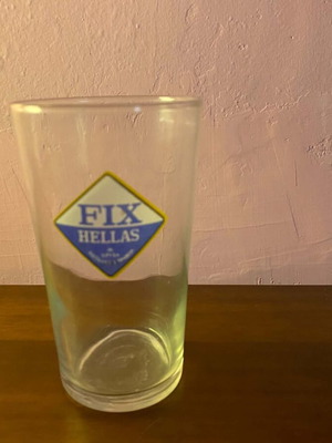 Συλλεκτικό ποτήρι μπύρας Fix Hellas, ύψος 12 εκ.