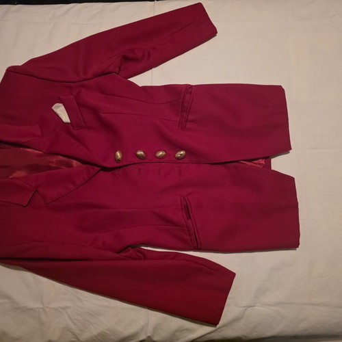 Red blazer jacket On Line Design medium size like new