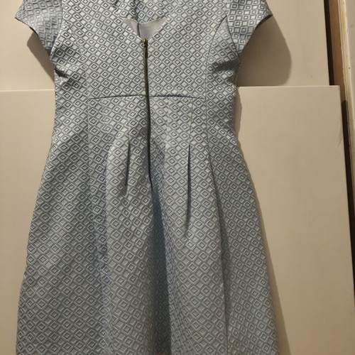 Manolo formal dress, turquoise, size L / 40 / 12