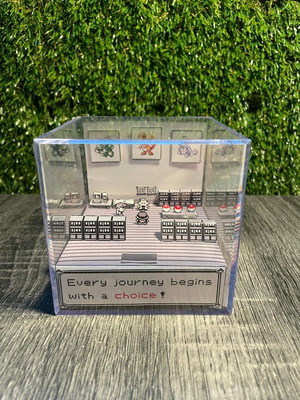 Διακοσμητικό Cube Diorama Pokemon Red/Blue - Professor Oak's Laboratory κατόπιν παραγγελίας