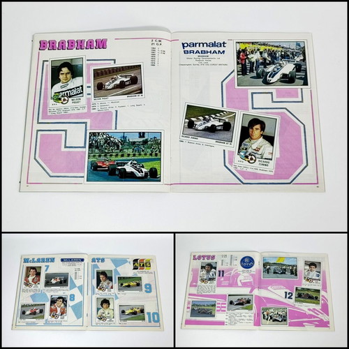 1980 Panini F1 Grand Prix Complete Sticker Set like new