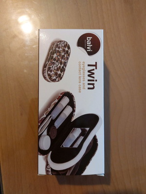 Φορητή θήκη φακών επαφής και γυαλιών καινούργια με καθρέφτη