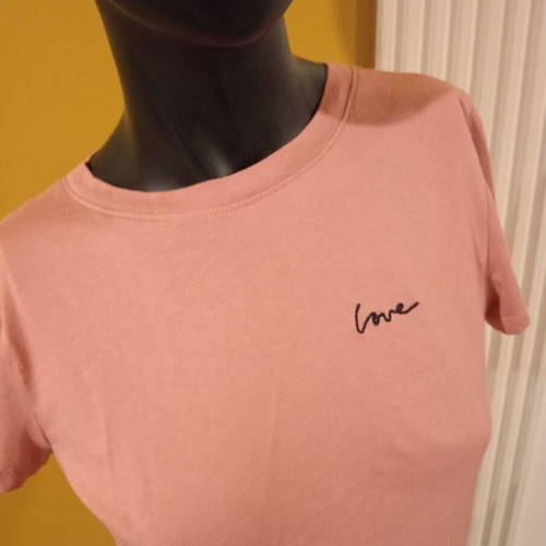 H&M Divided women's t-shirt new, size S, pink