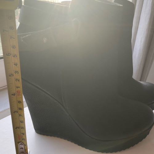 Aldo boots used, black leather, size 38