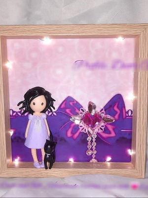 Santoro handmade wooden frame new with or without lights