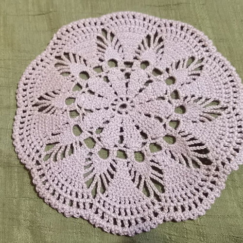 Crochet square coasters like new, set of 5 pieces