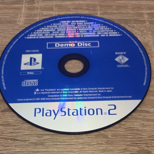 Official PS2 Launch Demo Disc PBPX-95205 like new