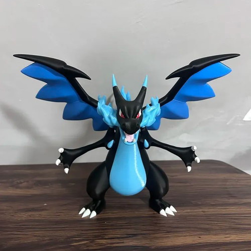Mega Charizard X Pokemon figure, 18 cm height