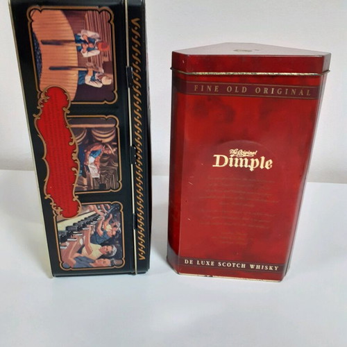 Tin boxes used from Jack Daniel's and Dimple whiskey