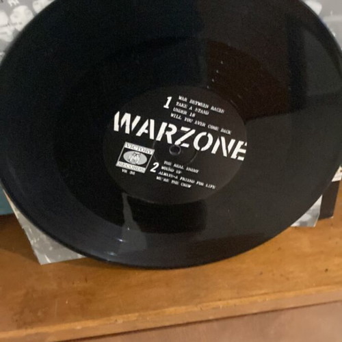 Warzone Lower East Side 10 inch vinyl used, punk