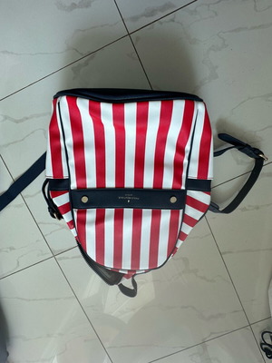 Τσάντα πλάτης Paul's Boutique μοντέλο Rosa σαν καινούργιο, ριγέ κόκκινο και άσπρο