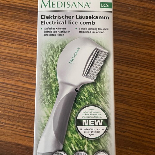Medisana electrical lice comb like new for lice treatment